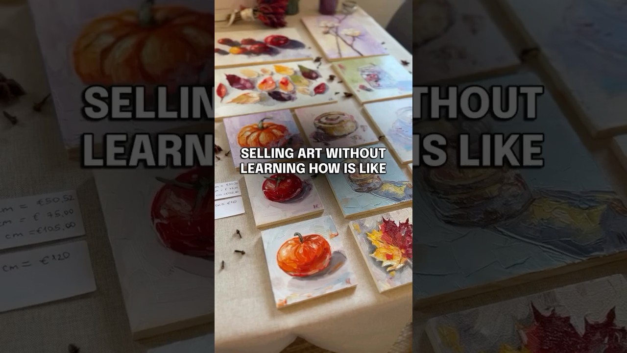 Want to sell your art? Learn the basics! #artmarketing #sellingart