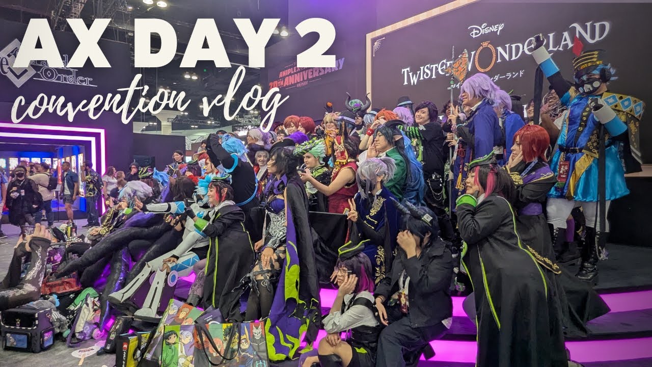 Anime Expo Day 2 Vlog! twst gatherings, accessibility, autistic rambles
