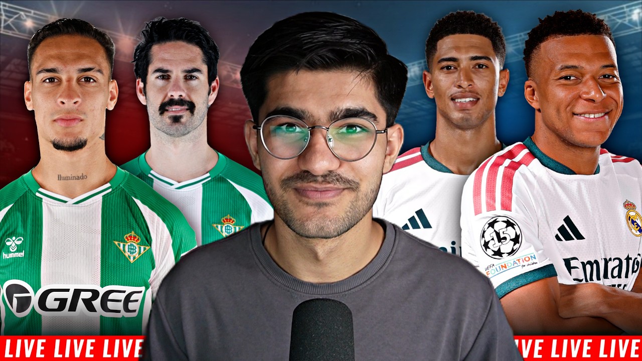 Real Betis vs Real Madrid LIVE MATCH REACTION