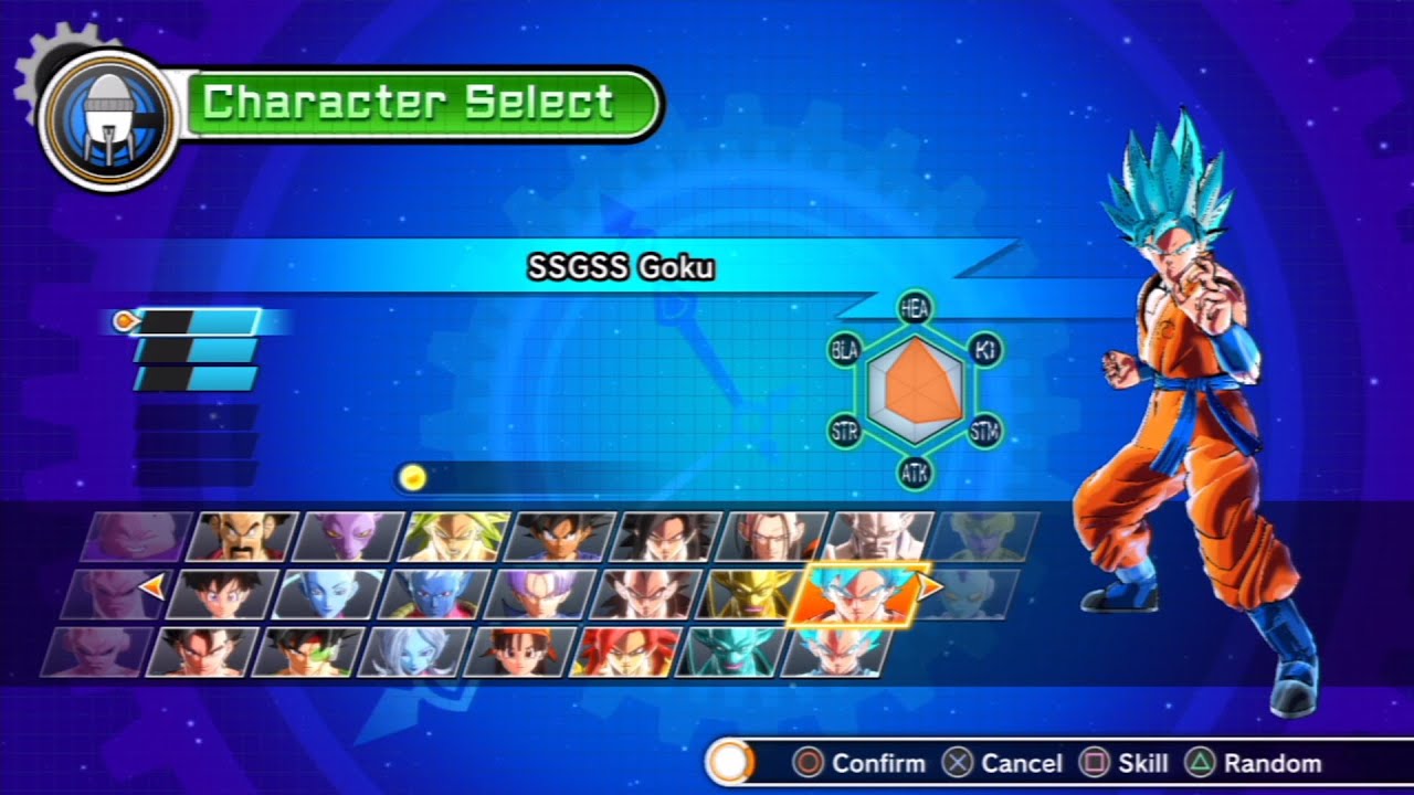 Dragon Ball Xenoverse Все персонажи (включая DLC) [PS3]