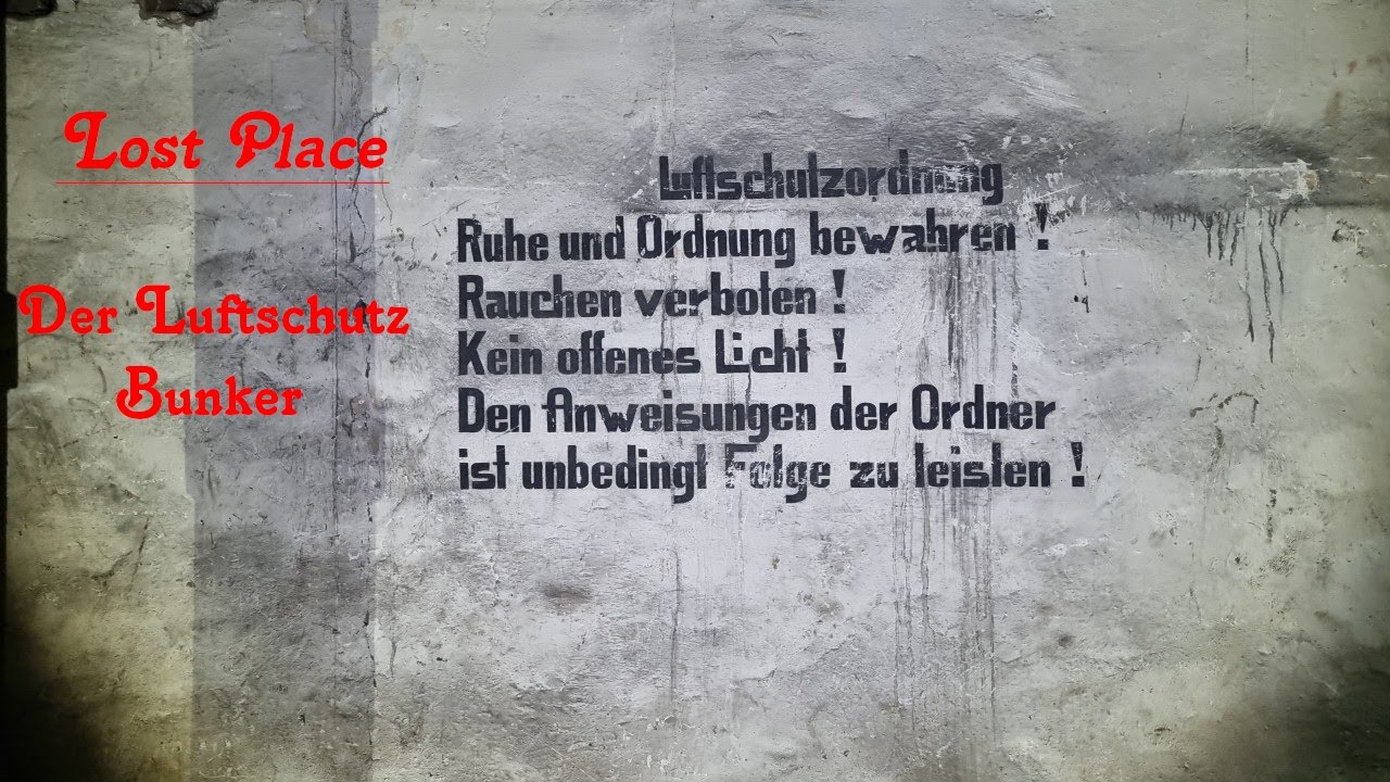 Lost Place Der Luftschutzstollen
