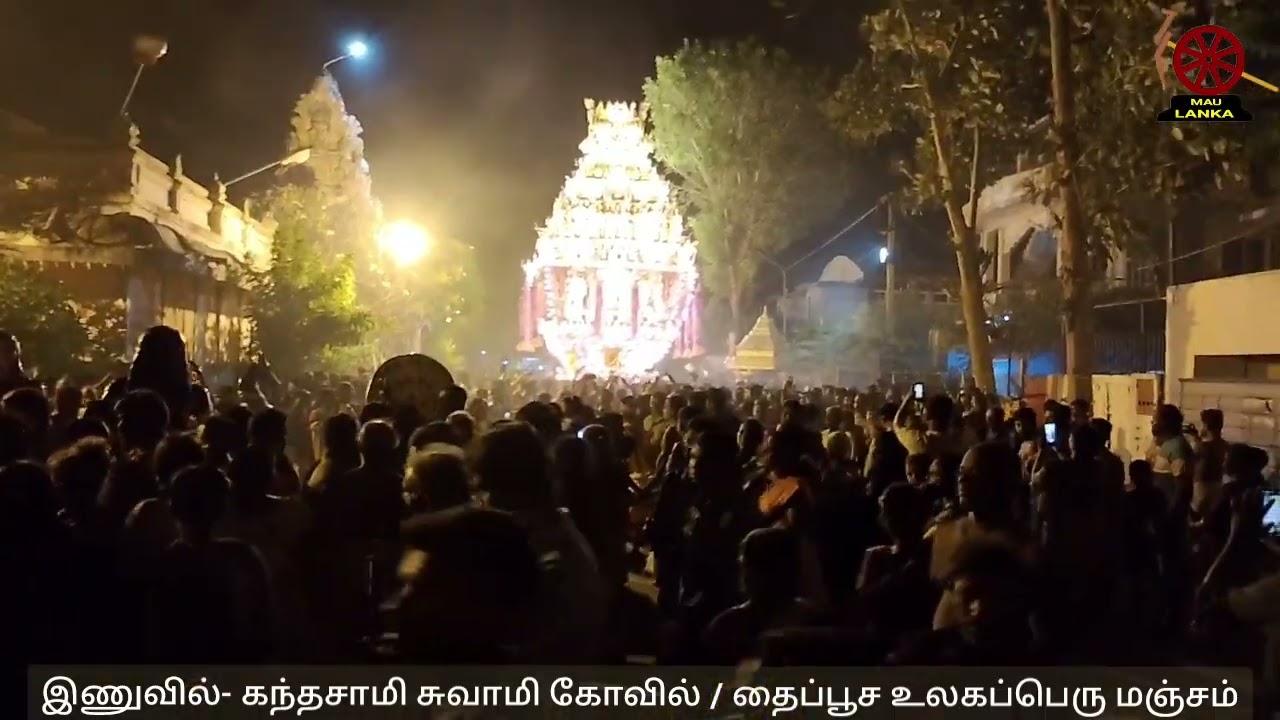 இணுவில் கந்தசுவாமி கோயில் / உலகப்பெரு மஞ்சம் / தைப்பூச திருவிழா / 01-02-2026