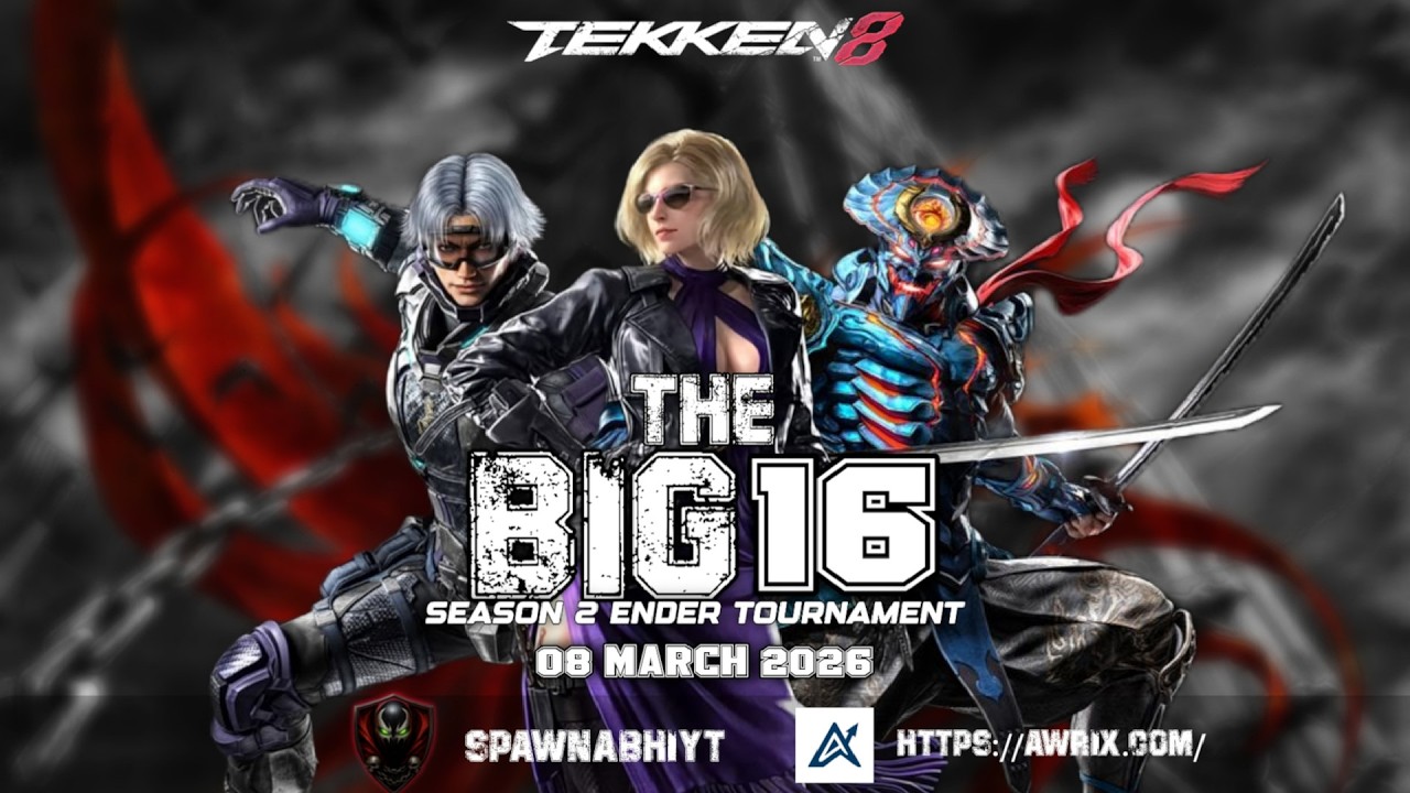 TEKKEN 8 – THE BIG 16: Season 2 Ender Tournament | In Collab with Burning Aces YT