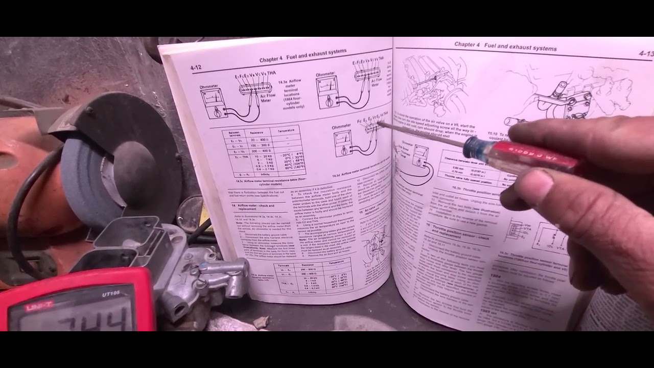 Toyotas 22r 3.0 1984 asta 1995 como chequear maf sensor
