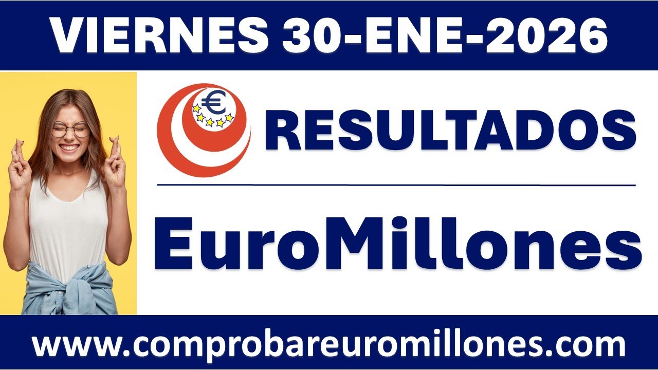Resultado del sorteo EuroMillones del viernes 30 de enero de 2026