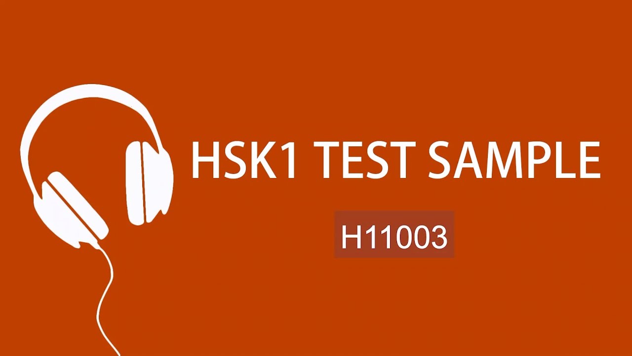 HSK1 Test Paper Sample| No.H11003 - Prepare for HSK test？Practice helps.