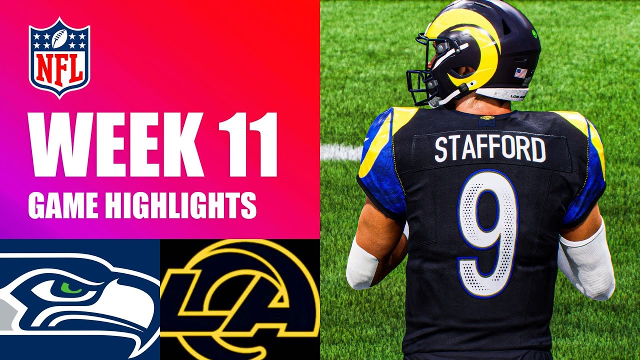 Seahawks vs. Rams Week 11 - Madden 26 Simulation Highlights