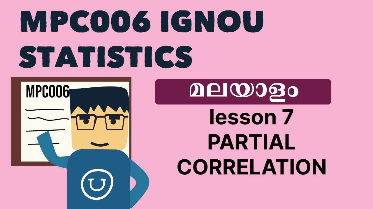 IGNOU MPC003 LESSON 7 PARTIAL CORRELATION