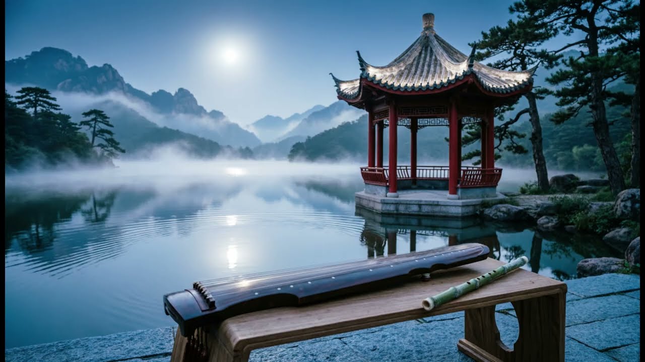 Relaxing With Chinese Bamboo Flute, Guzheng, Erhu