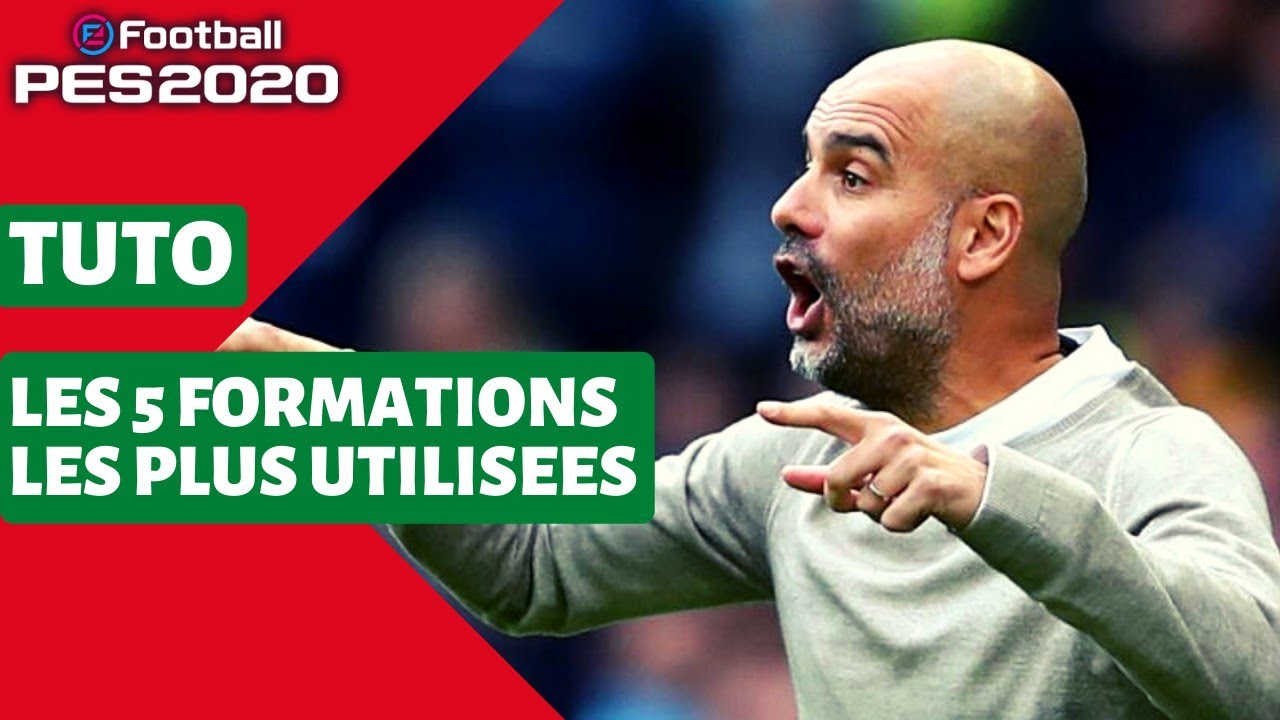EFOOTBALL PES 2020 - Les 5 formations les + utilisées