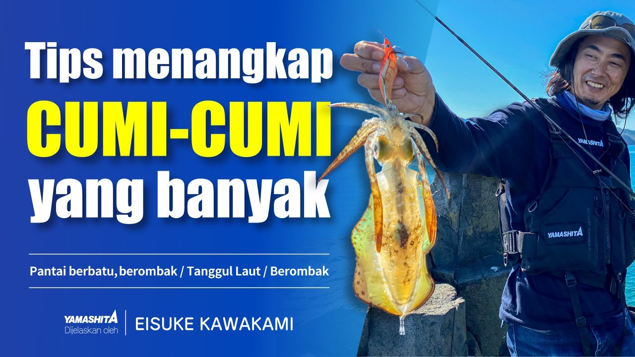 【Dijelaskan oleh EISUKE KAWAKAMI】Tips menangkap cumi-cumi yang