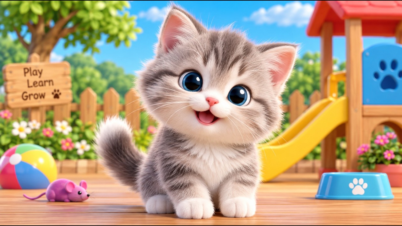 Meow Meow Billi Karti | Hindi Rhyme For Kids | म्याऊ म्याऊ | Balgeet In Hindi |