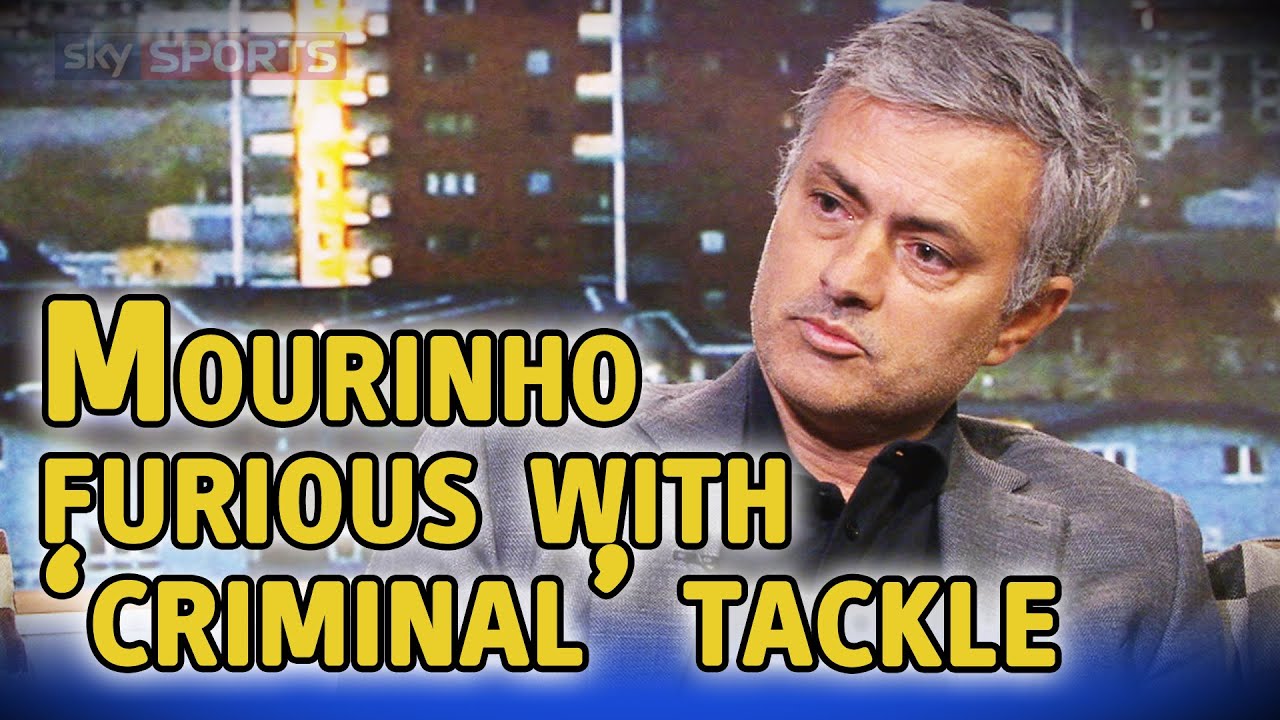 Jose Mourinho describes Ashley Barnes tackle on Nemanja Matic as 'criminal' on Goals On Sunday