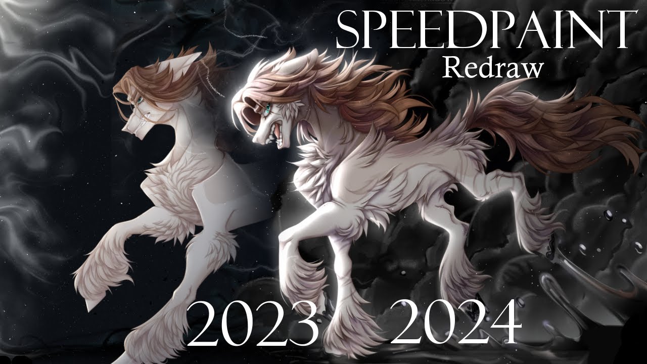 Goodbye 2023, welcome 2024!!! 4.0v Redraw |MLP Speedpaint [Mrs. LunaShadow
