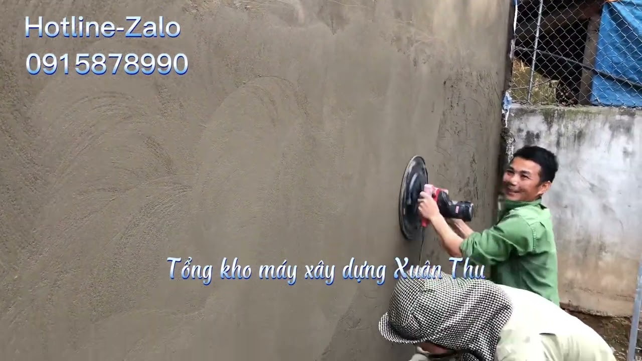 Cùng trải nghiệm bộ sản phẩm máy xoa và thước dây gặt vữa,công cụ hỗ trợ đắc lực cho ae thợ