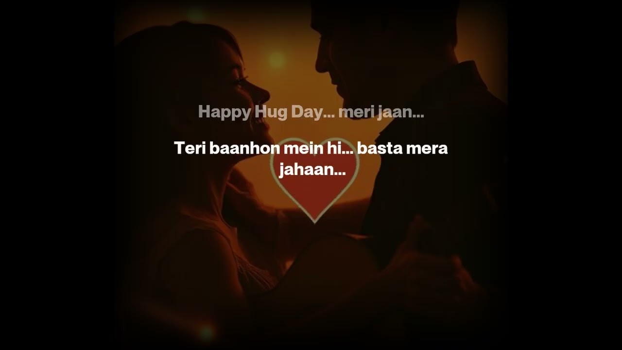 Happy Hug Day Special Song | Teri Baanhon Mein | New Romantic Status 2026 (Male Version 2)