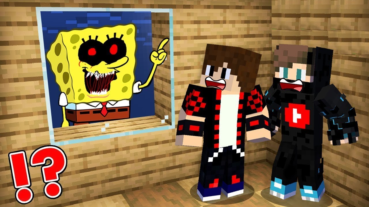 ماين كرافت : الهروب ضد الأختباء ولكن أنا في عالم سبونج بوب المجنون !!؟ 🔥😱