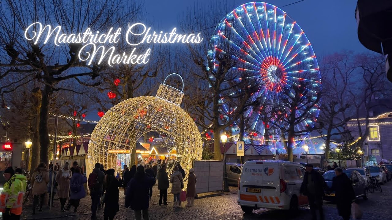 ✨ Maastricht Christmas Market: Europe’s Most Magical Holiday Escape! 🎄❄️  4K 60fps