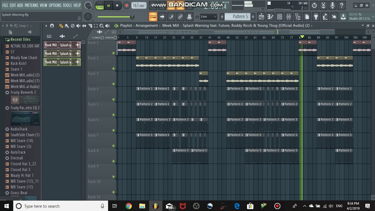 Meek Mill - Splash Warning FL Studio Remake + FLP