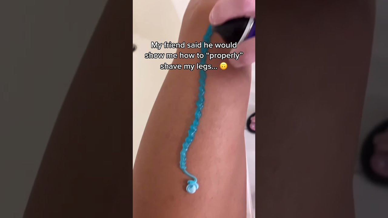 My Friend Showed Me How to PROPERLY Shave My Legs 🙃