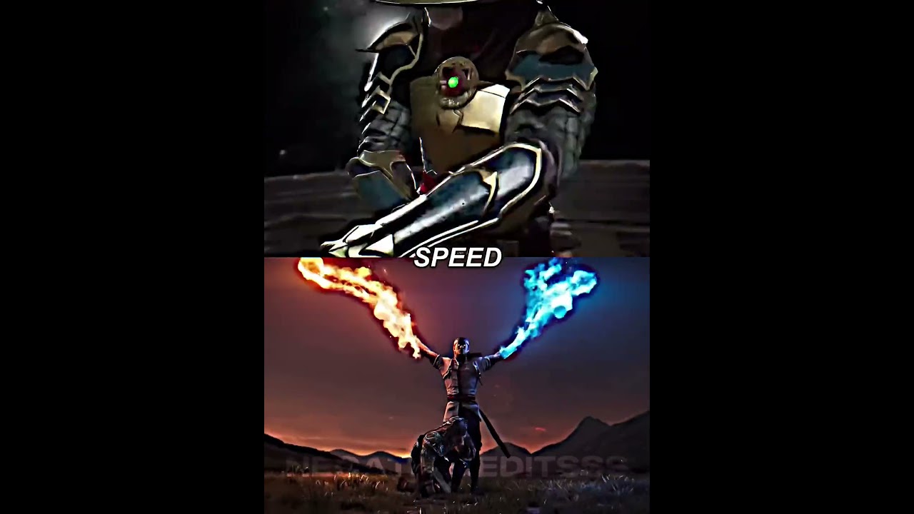 Dark Raiden vs Fire God Liu Kang | #shorts | #youtubeshorts youtubeshorts