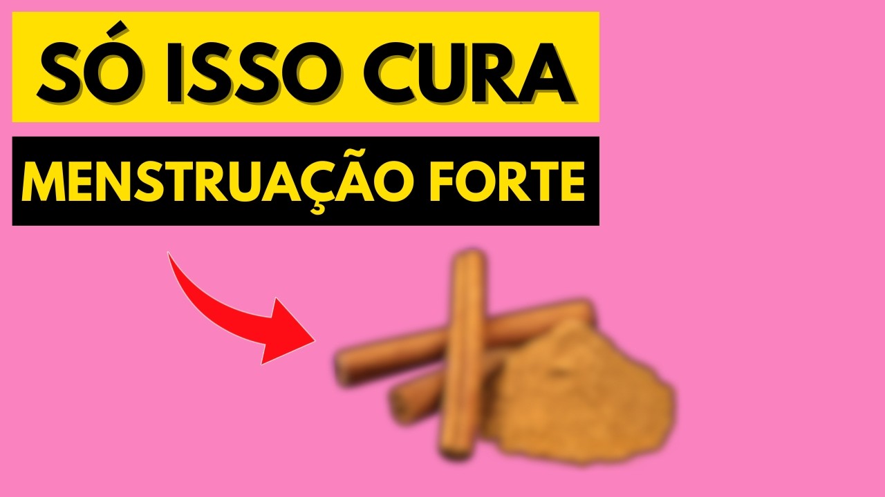 ISSO ACABA COM PEDAÇOS DE SANGUE E MENSTRUAÇÃO FORTE