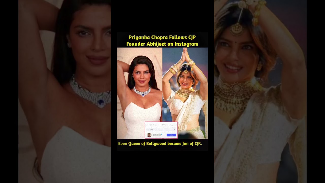 Priyanka Chopra Reacts to Student-Led CJP Movement, Sparks Online Discussion 🌍🇮🇳