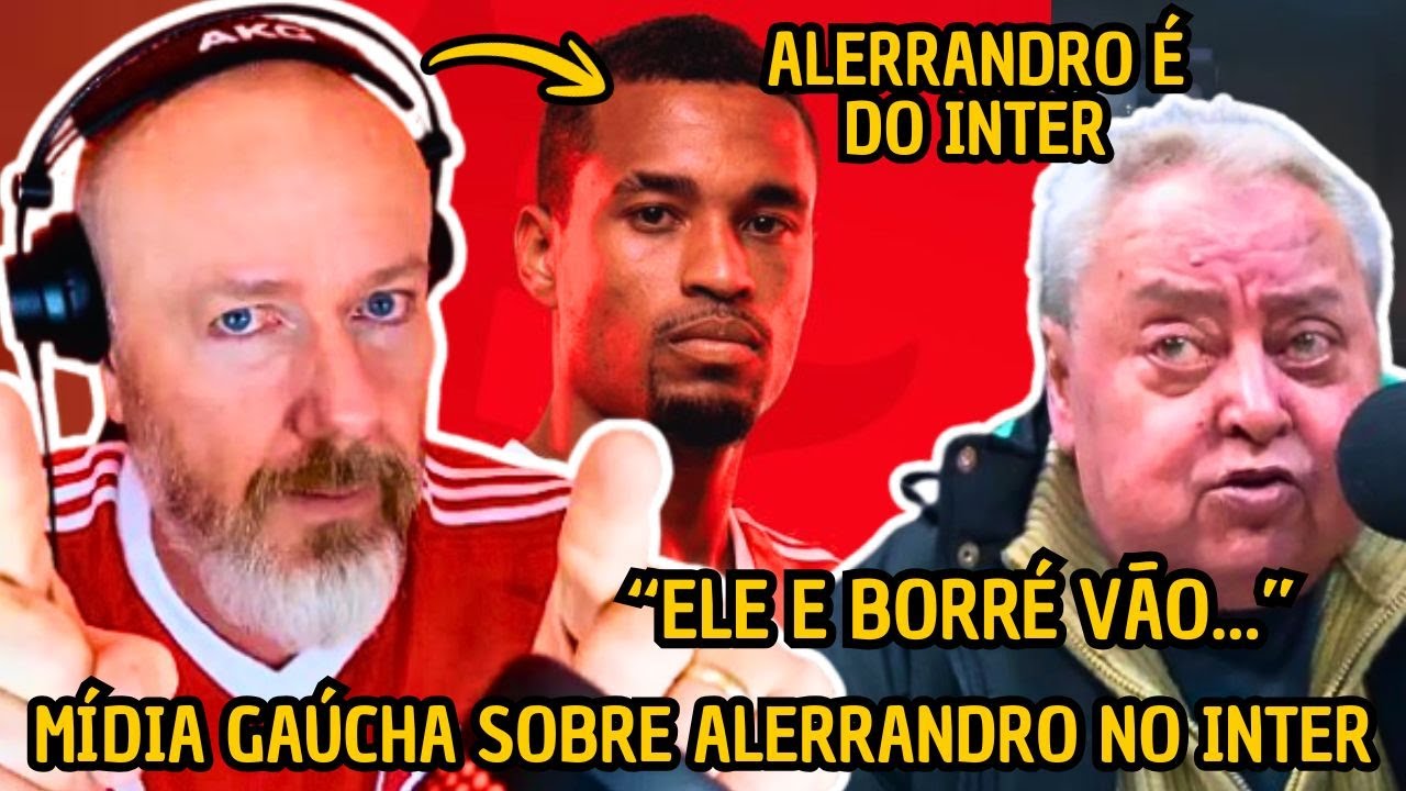 OLHA O QUE A MÍDIA GAÚCHA FALOU SOBRE A CONTRATAÇÃO DE ALERRANDRO no INTER