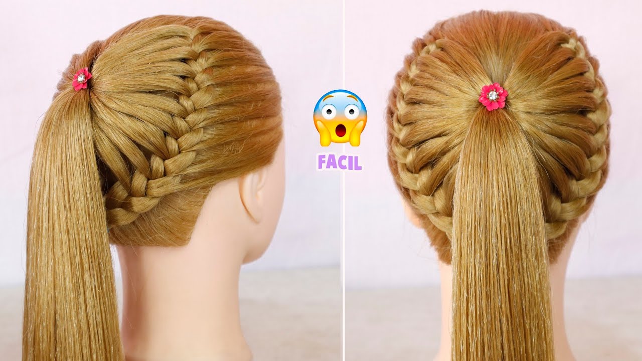 💚nuevo peinado en tendencia para niñas y adolescentes💜 /🔸peinado de moda
