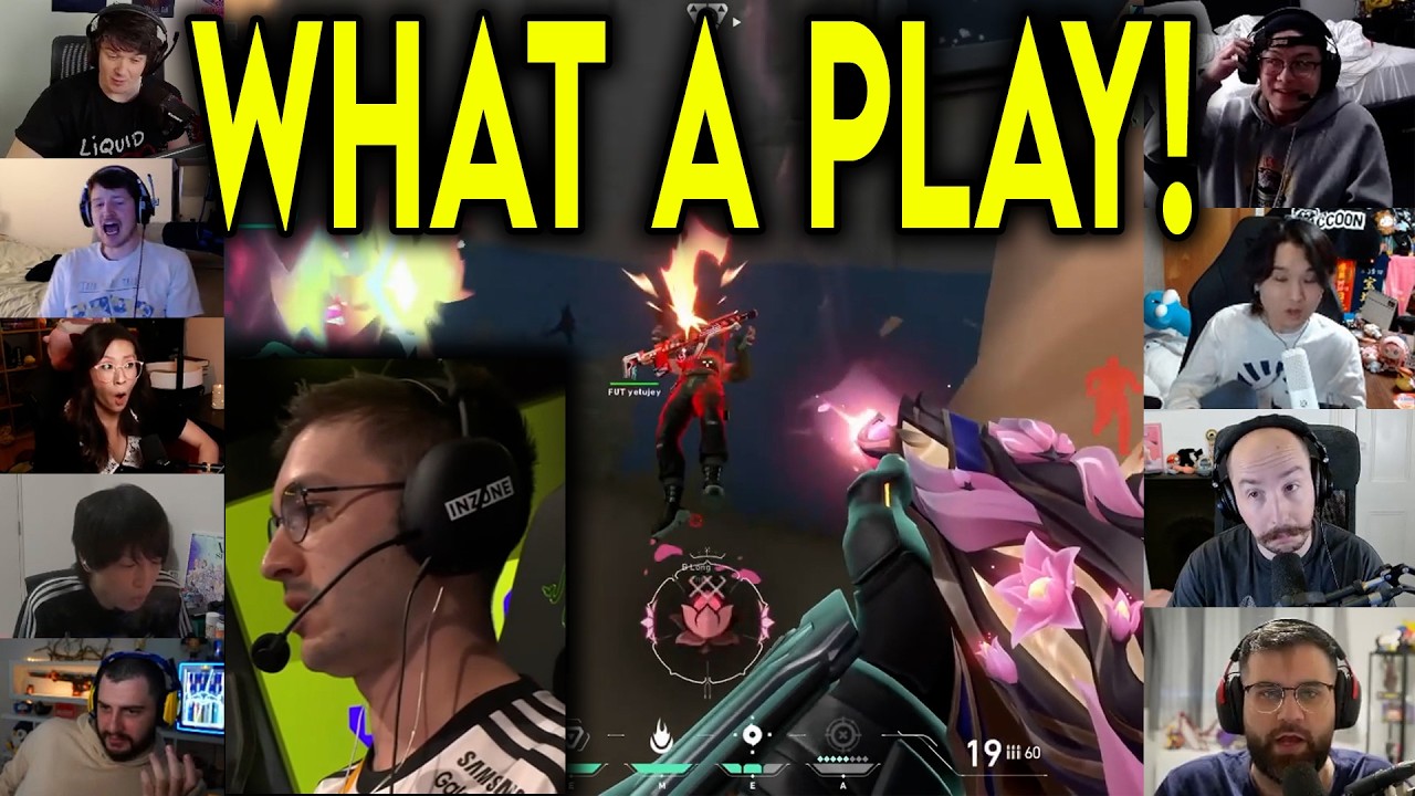 Valorant Streamers React To FUT sociablEE INSANE Trigger DISCIPLINE 4k Against Gentle Mates In VCT
