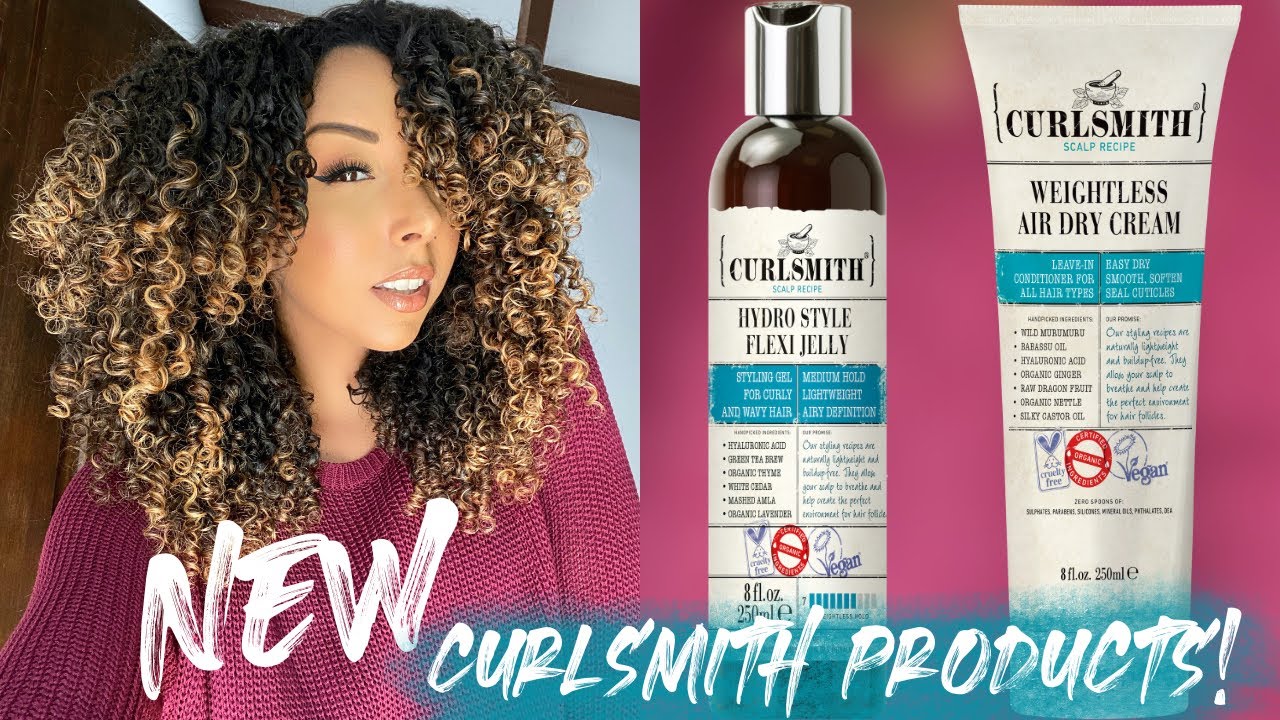 NEW Curlsmith Gel and Leave In Conditioner!! Review & Demo | BiancaReneeToday