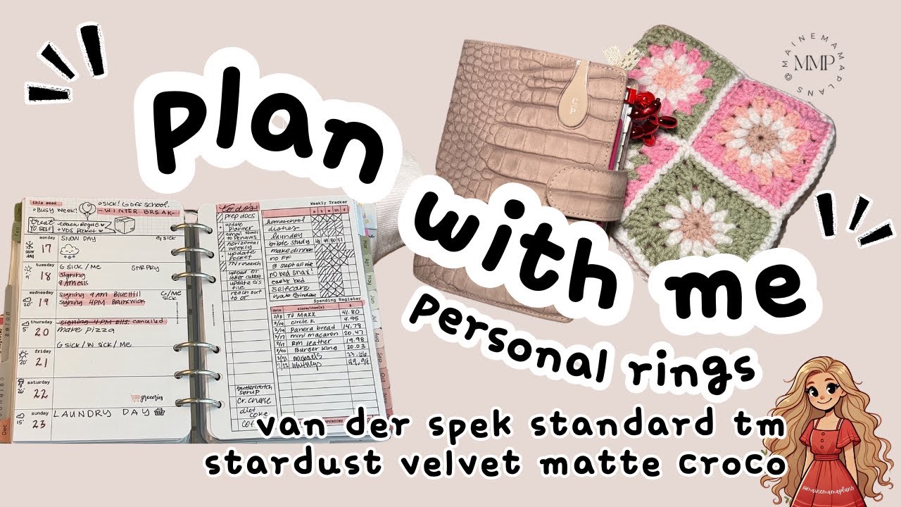 Plan with Me in my Personal Rings Planner with FC Compact Inserts #pwm