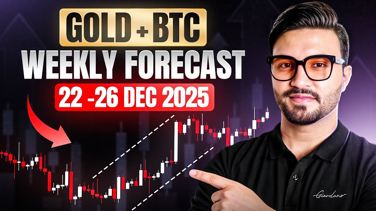 GOLD & BTC Weekly Forecast in Hindi/Urdu | 2 - 26 Dec 2025 Analysis | MSB FX