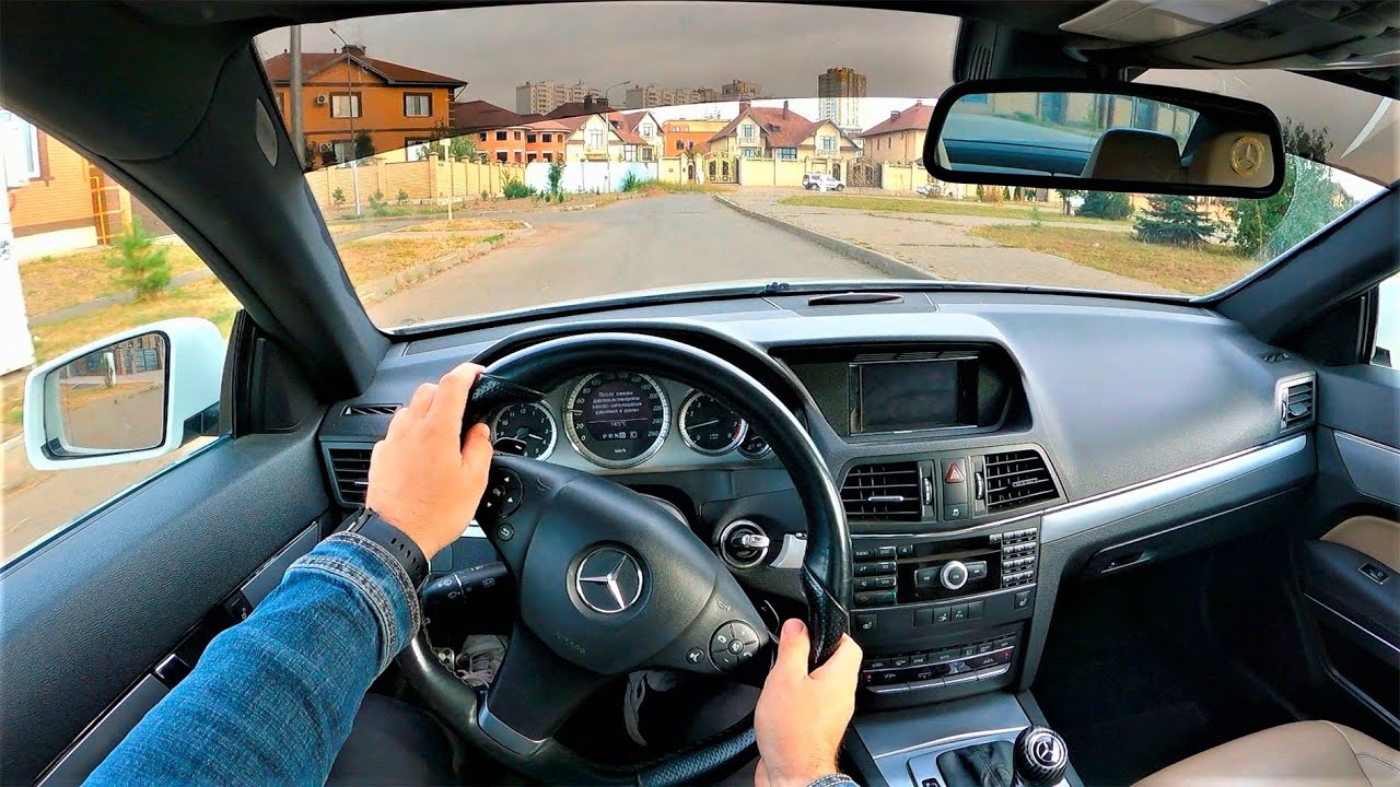 2010 Mercedes-Benz E 200 Coupe - POV Test Drive