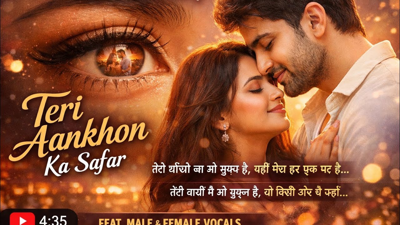 “Teri Aankhon Ka Safar – Dil Ki Kahani” Bollywood//(Romantic Love Song 2026)”