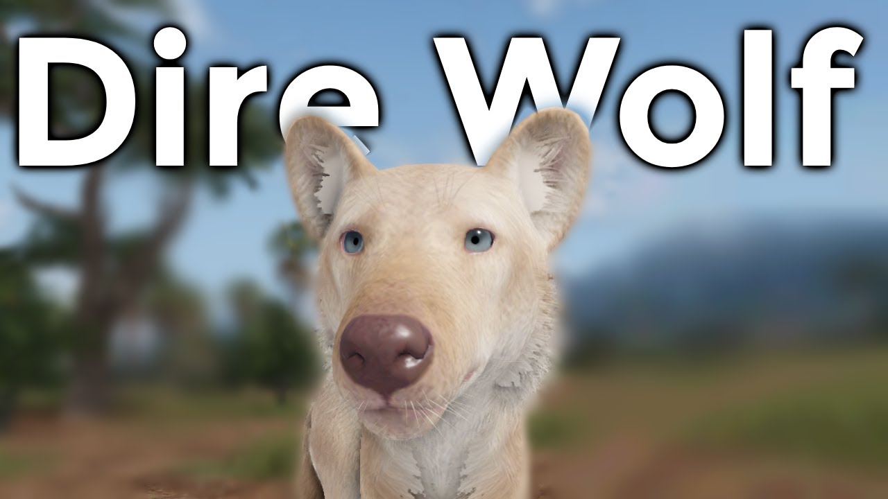Playing as a Dire Wolf Part 2 - Ecos: La Brea on Roblox