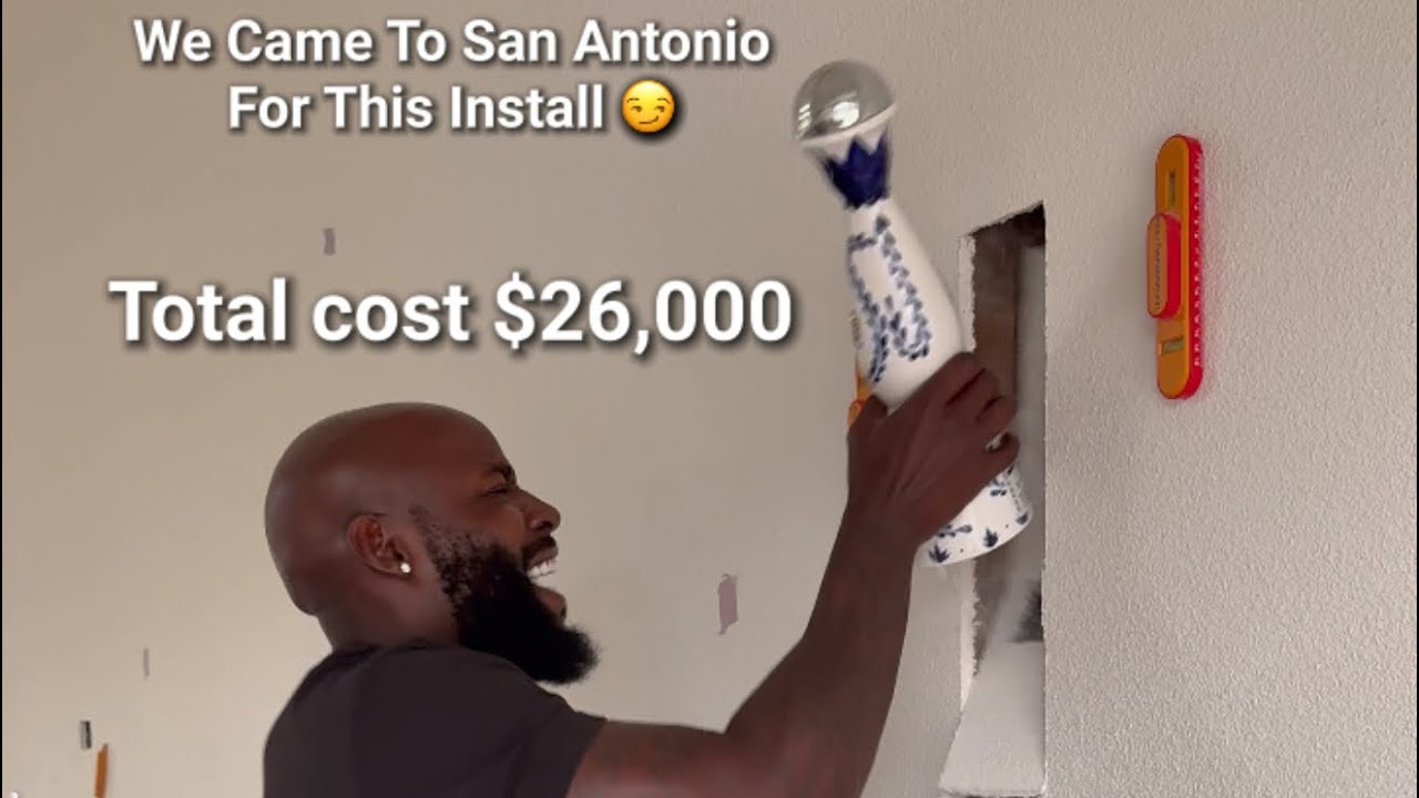 We came to San Antonio to get this 98” Samsung Q90F installed! Speaker install & a few other things!