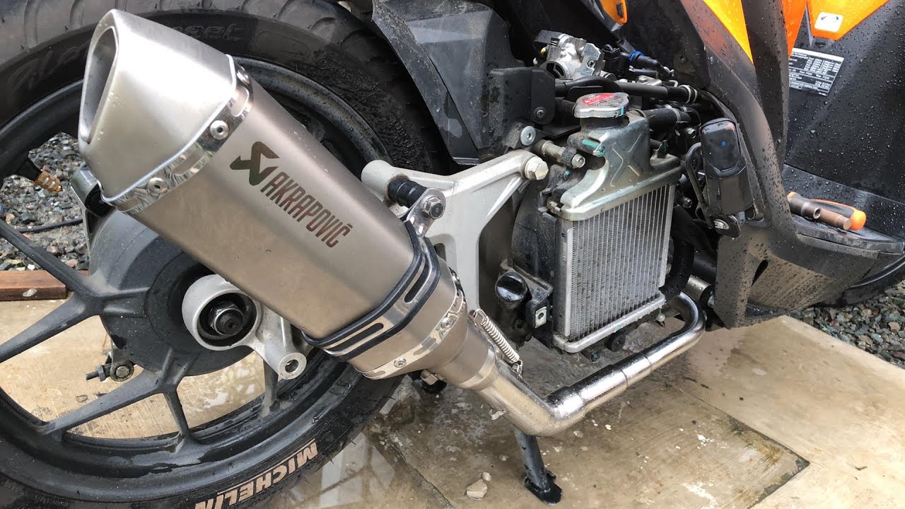 Akrapovic on Honda Click, UNboxing & Sound Check (Semi-ASMR)