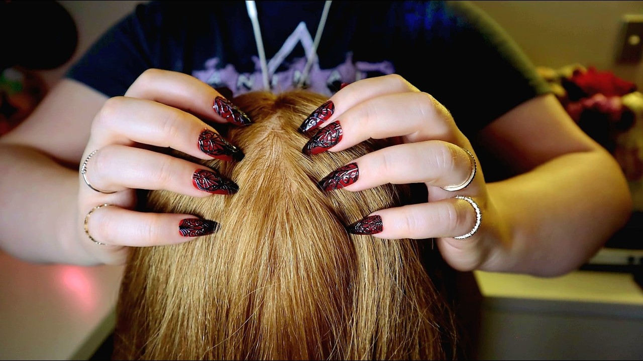 ASMR Fall Asleep ✨ Intense Scalp Scratching & Massage (No Talking)
