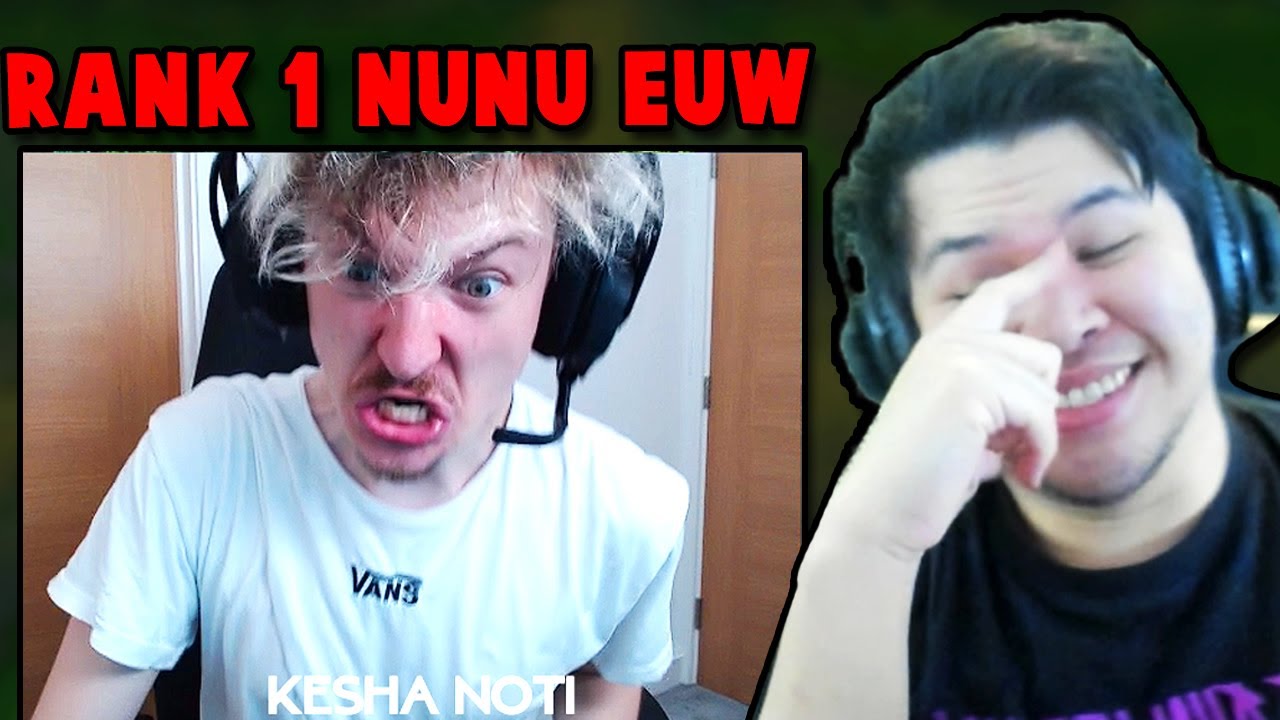 Rank 1 Nunu NA reviews how the Rank 1 Nunu EUW plays (KeshaEUW)