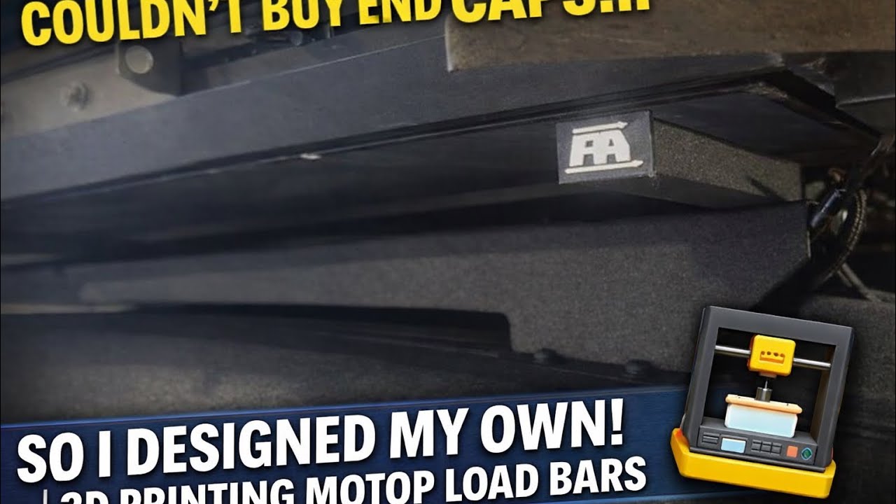 Couldn’t Buy End Caps… So I Designed My Own! | 3D Printing Motop Load Bars