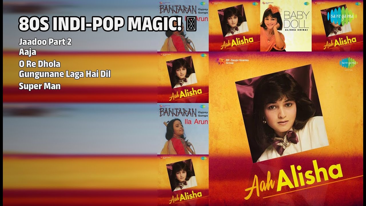 80s गाने: डांस, रोमांस, मस्ती! | Alisha Chinai Songs | Jaadoo Part 2 | Aaja | O Re Dhola