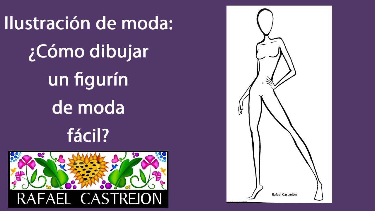 ¿Cómo dibujar un figurin de moda fácil?