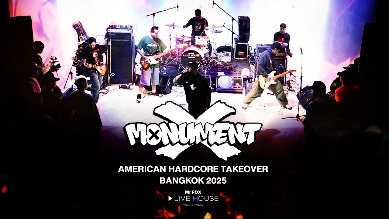 Monument X - American Hardcore Takeover Bangkok 2025 @Mr.FOX Live House