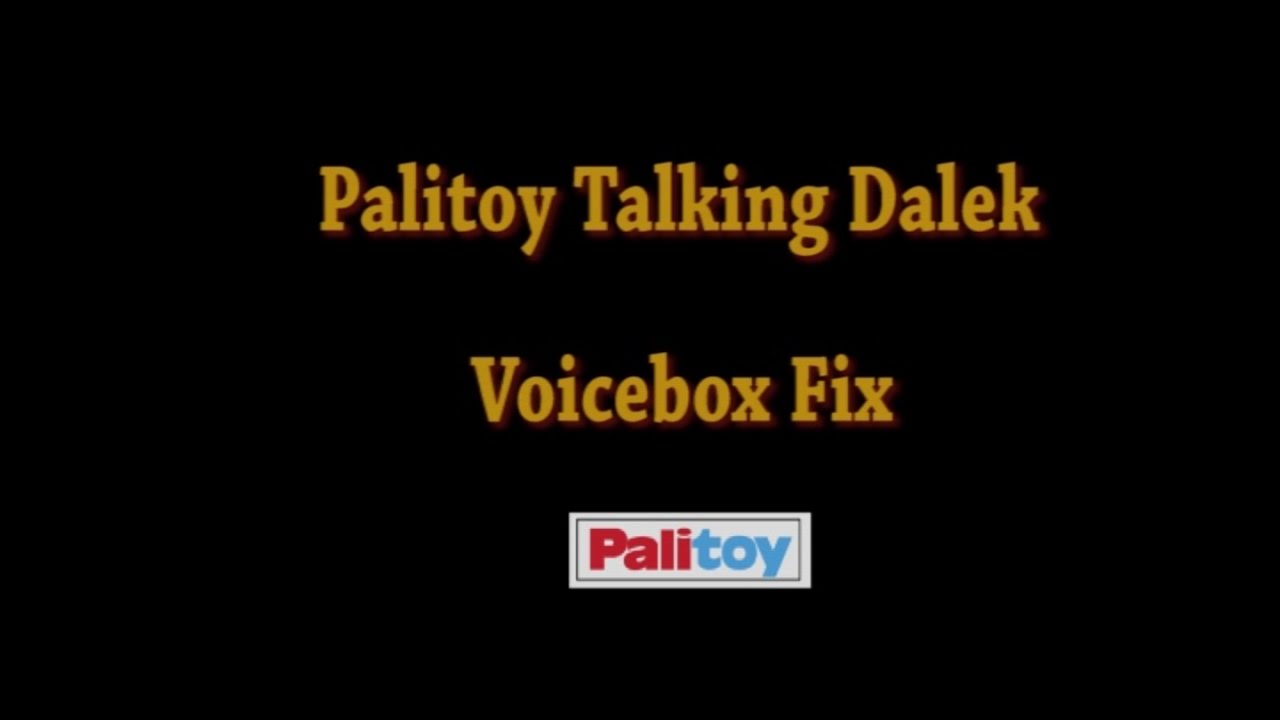 Palitoy Talking Dalek Repair - Voicebox Diaphragm Fix (Doctor Who)