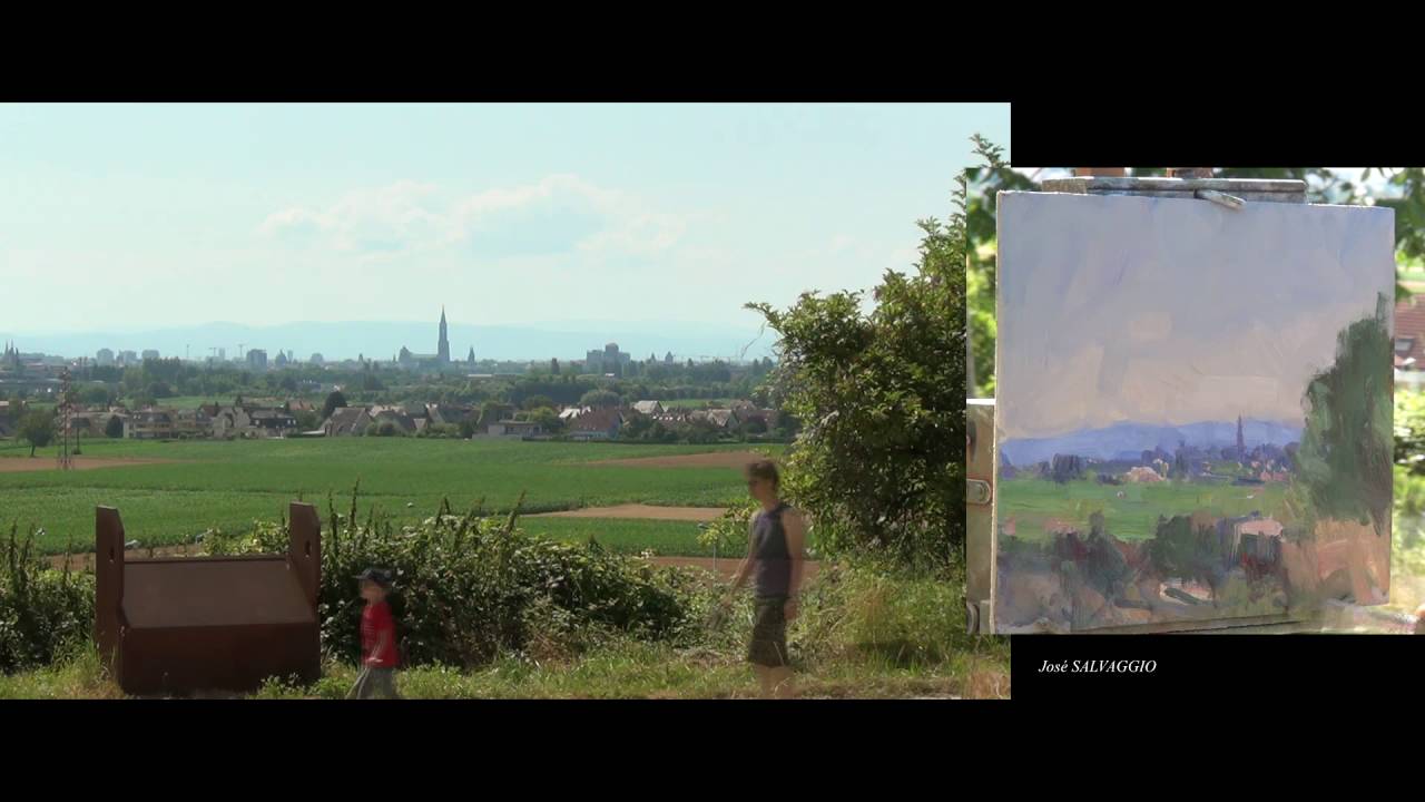 José SALVAGGIO plein air painting 42 Study Strasbourg