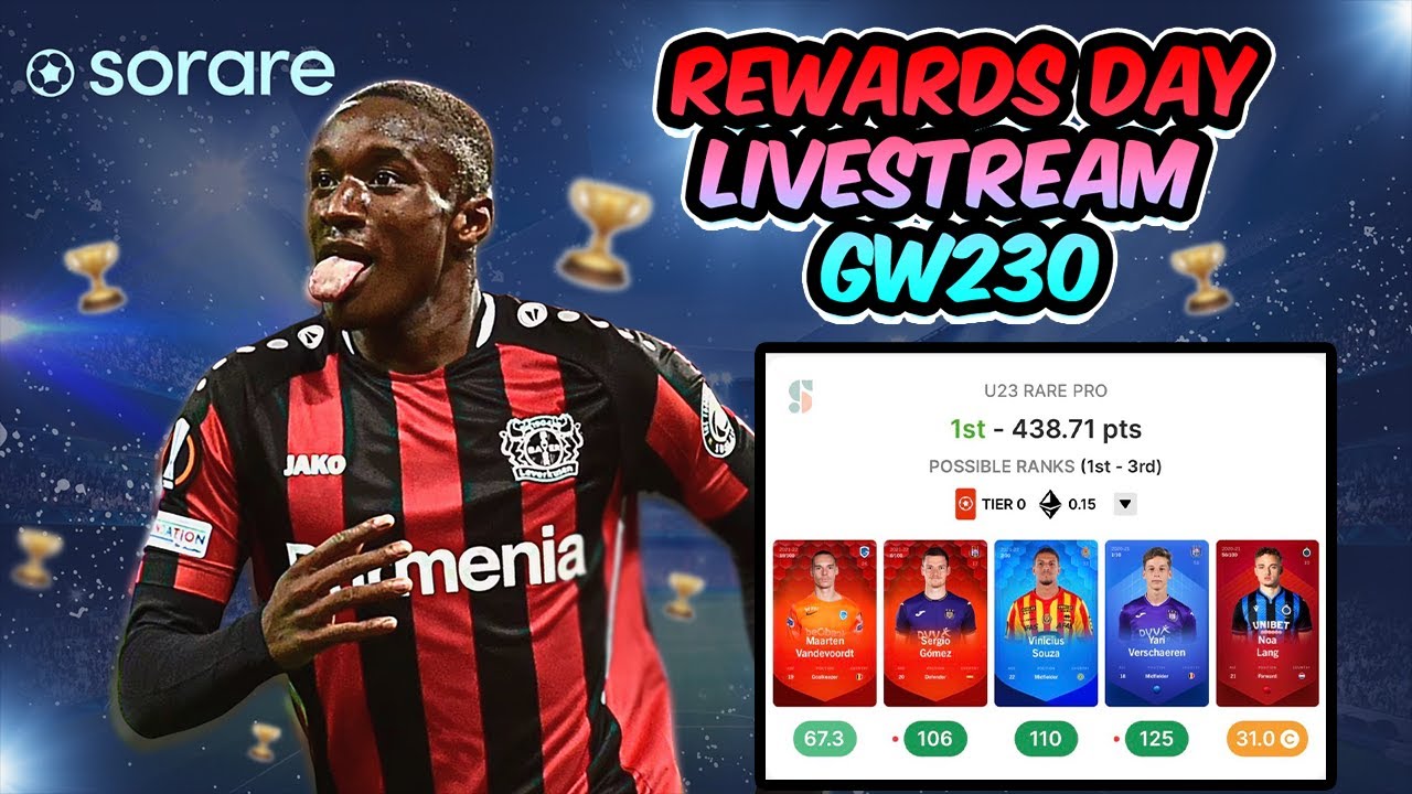 *My 1st Star Rare Prize* Sorare Rewards Day GW230