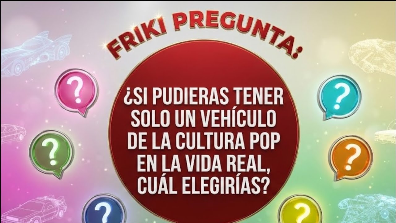 Si pudieras tener solo un vehículo de la cultura pop en la vida real cual elegirías? #frikis 