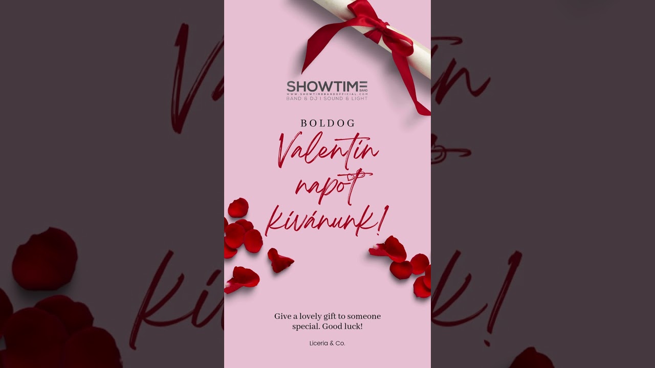 Showtime Band - Valentin-nap - 2025