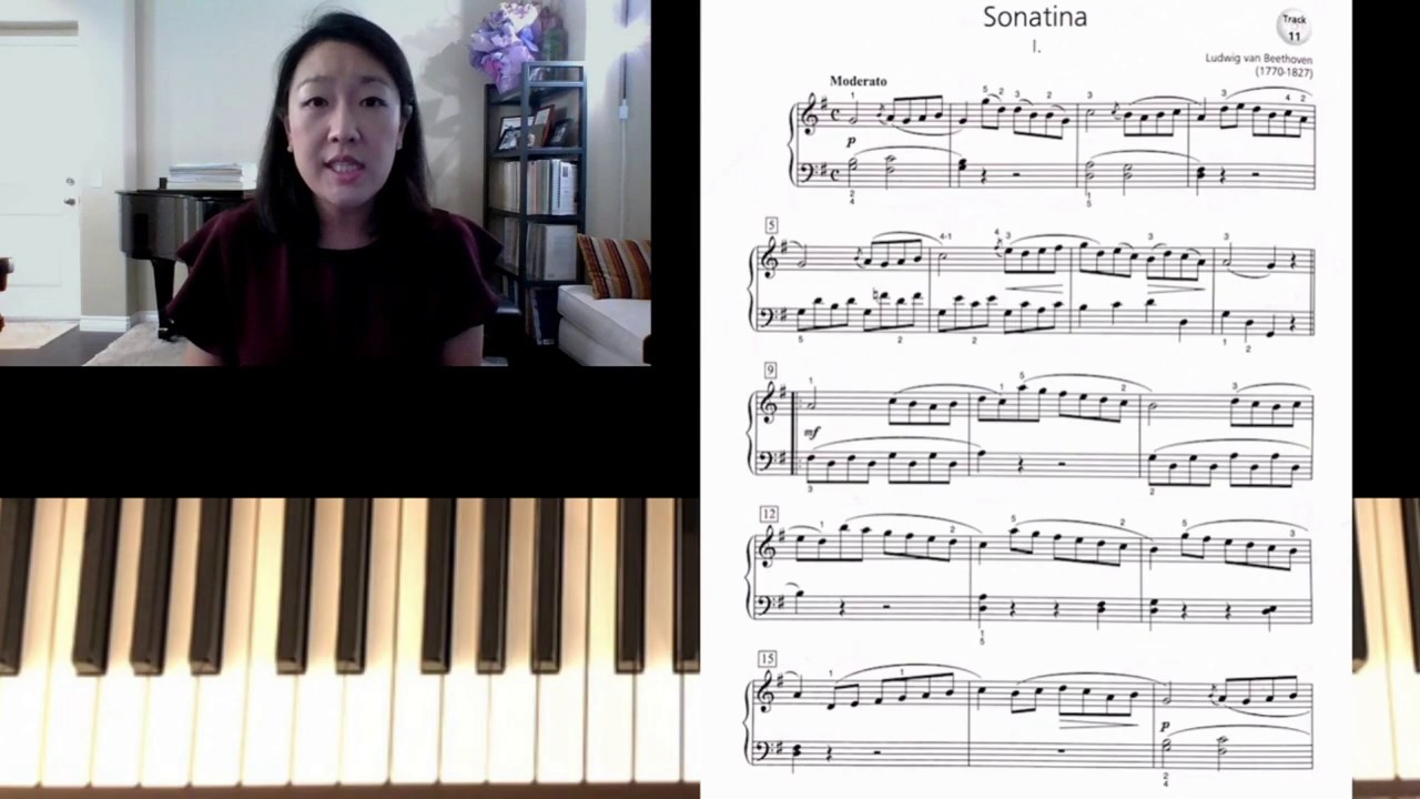 Beethoven Sonatina in G Major Tutorial